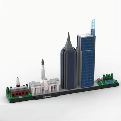 Philadelphia Skyline MOC Building Kit | Urban Architecture Model - 1