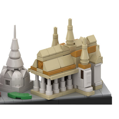 Phnom Penh Architecture Skyline Building Kit | Compatible MOC - 3