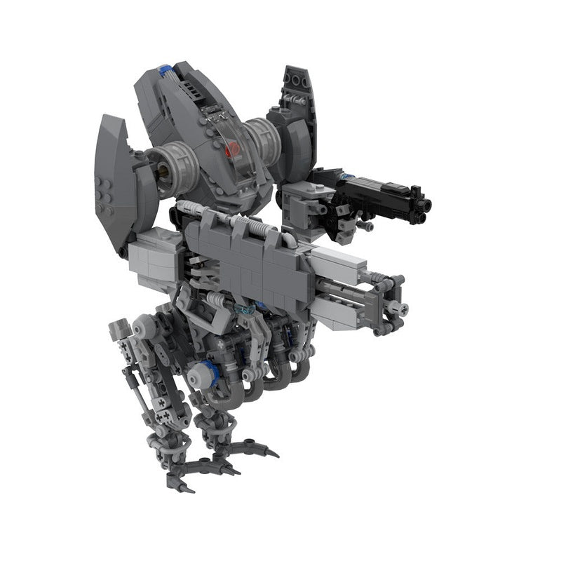 Phobos Mecha MOC Building Kit | Futuristic Robot Figure Model - 1