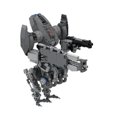 Phobos Mecha MOC Building Kit | Futuristic Robot Figure Model - 1