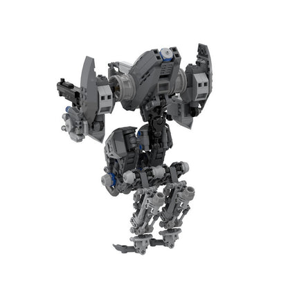 Phobos Mecha MOC Building Kit | Futuristic Robot Figure Model - 6