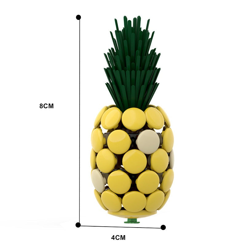Pineapple MOC Tropical Fruit Display Building Kit - 4