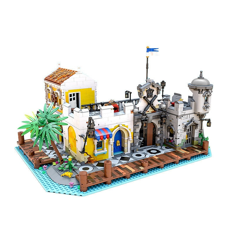 Pirate Harbor Town & Lagoon Lockup Modular - 1