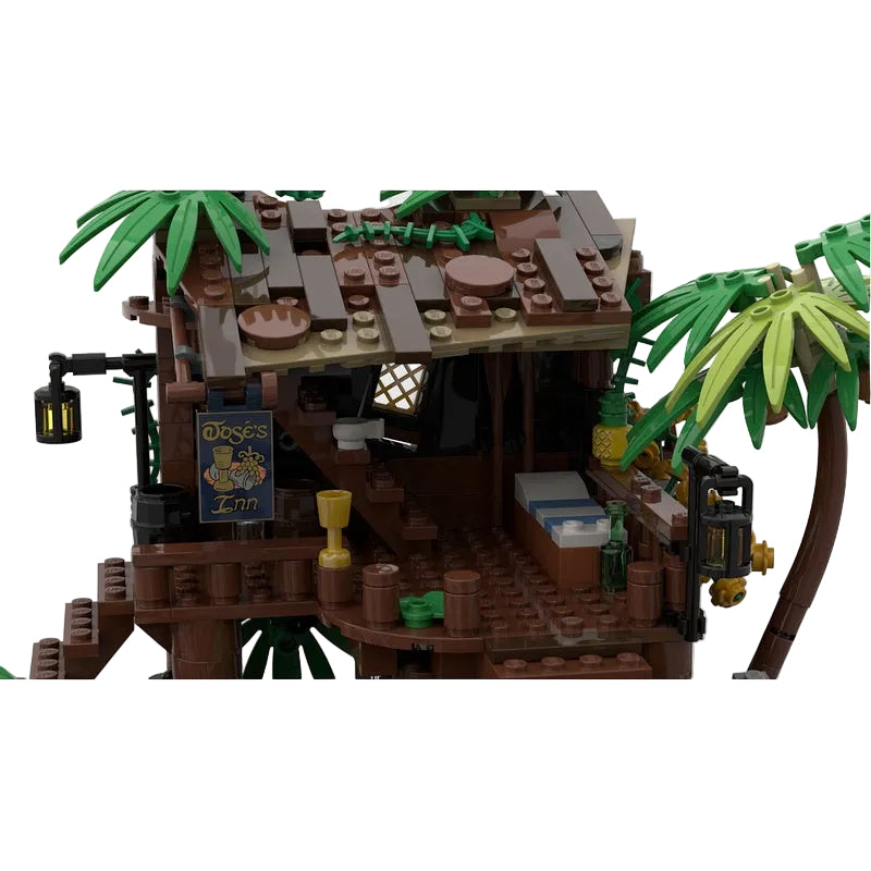 Pirate Island Cabin MOC Tropical Hideaway Building Kit - 3