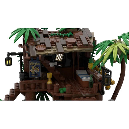 Pirate Island Cabin MOC Tropical Hideaway Building Kit - 3