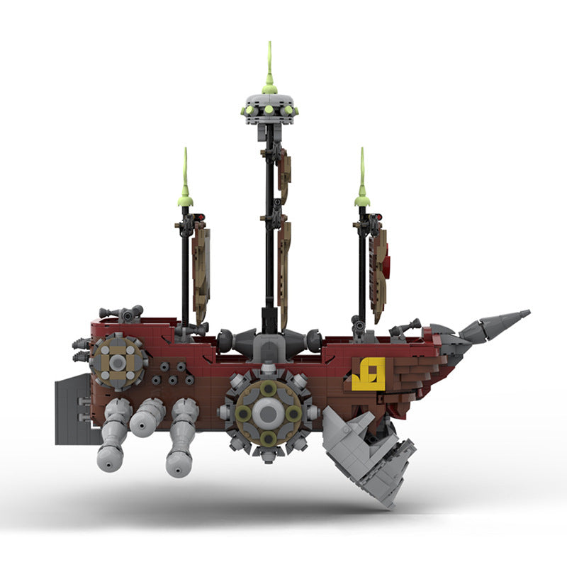 Pirate Ship Heartless Building Kit | LEGO-Compatible MOC - 2