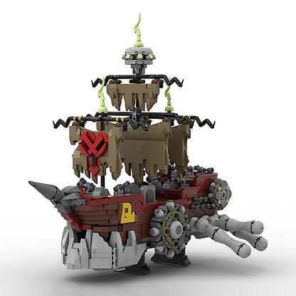 Pirate Ship Heartless MOC Fantasy Pirate Vessel Building Kit - 4
