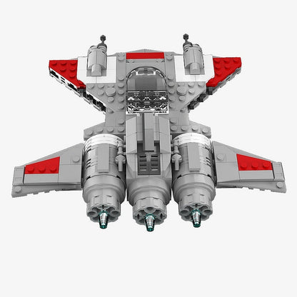 Pirate Snubfighter MOC Spacecraft Building Kit | Sci-Fi Starfighter - 2