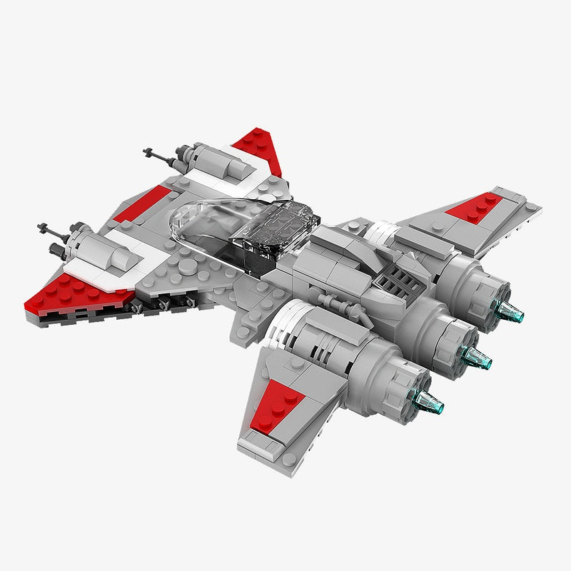 Pirate Snubfighter Space Pirate Starfighter Building Kit | LEGO-Compatible MOC - 4