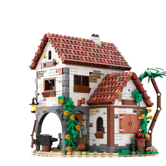 Pirates Blacksmith's House Building Kit | LEGO-Compatible MOC - 1