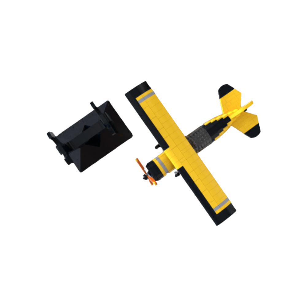 Pitts Model 12 Biplane Building Kit | LEGO-Compatible MOC - 2