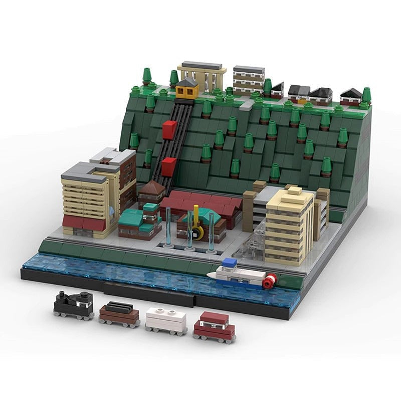 Pittsburgh Mount Washington Skyline MOC Building Kit | City Architecture - 4