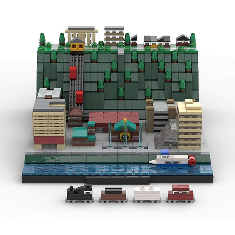 Pittsburgh Mount Washington Skyline MOC Building Kit | City Architecture - 5