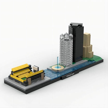 Pittsburgh Skyline MOC Building Kit | City Architecture Model - 2