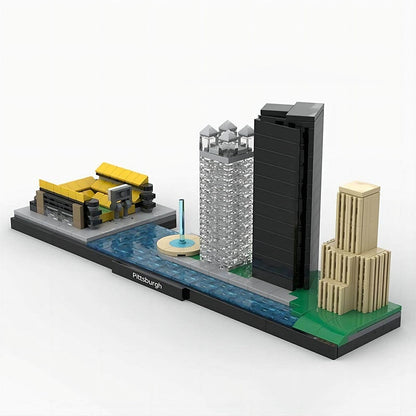 Pittsburgh Skyline MOC Building Kit | City Architecture Model - 3