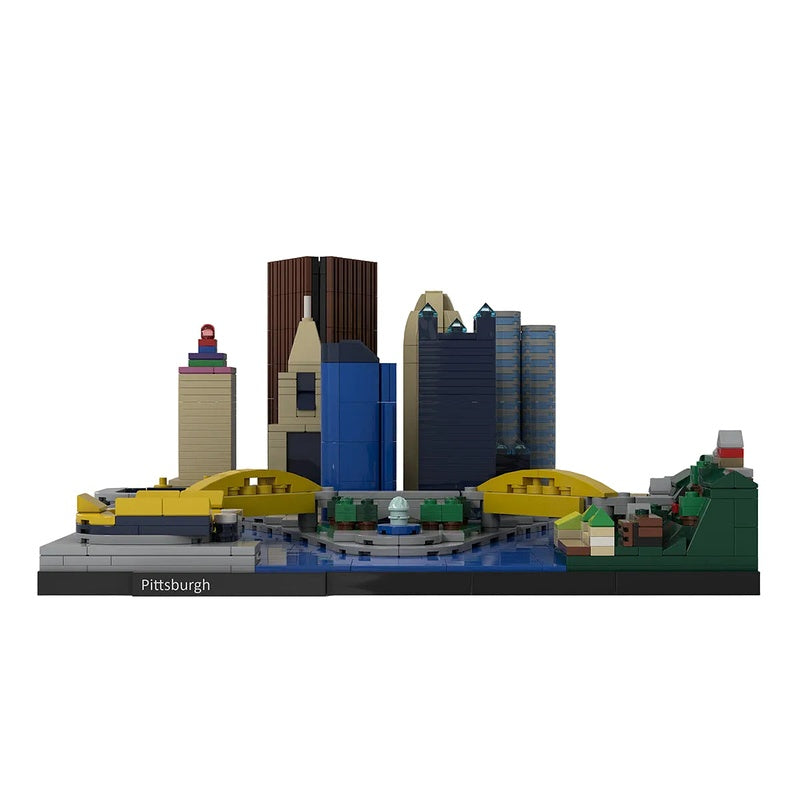 Pittsburgh Skyline MOC Building Kit | City Architecture Model - 4