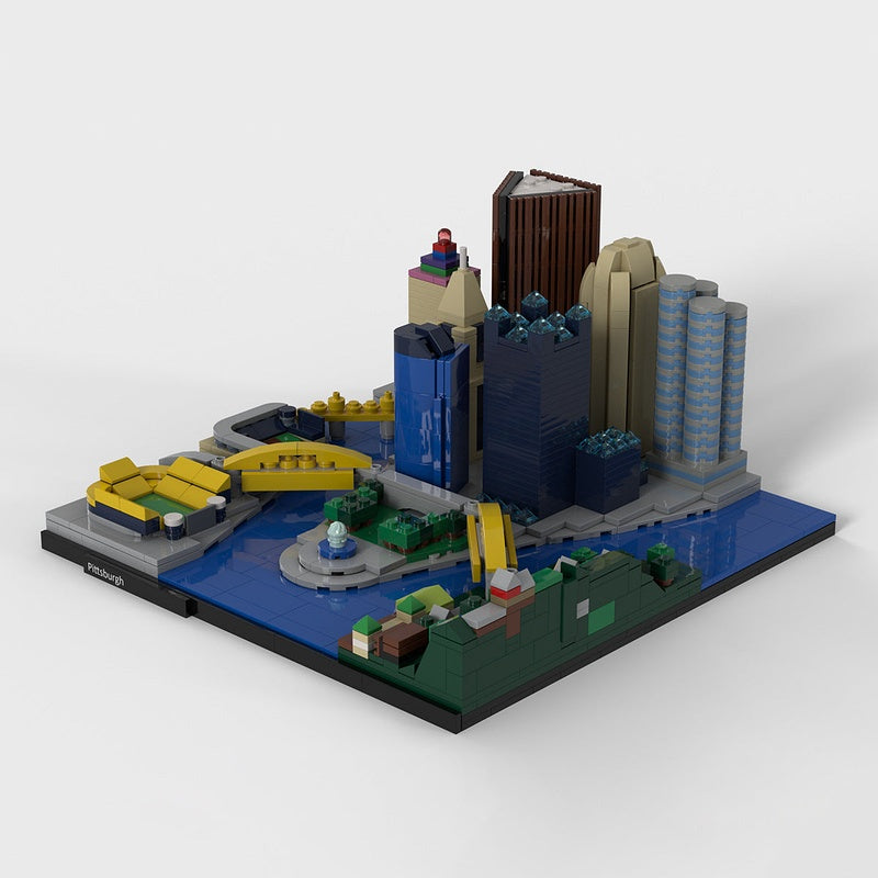 Pittsburgh Skyline MOC Building Kit | City Architecture Model - 5