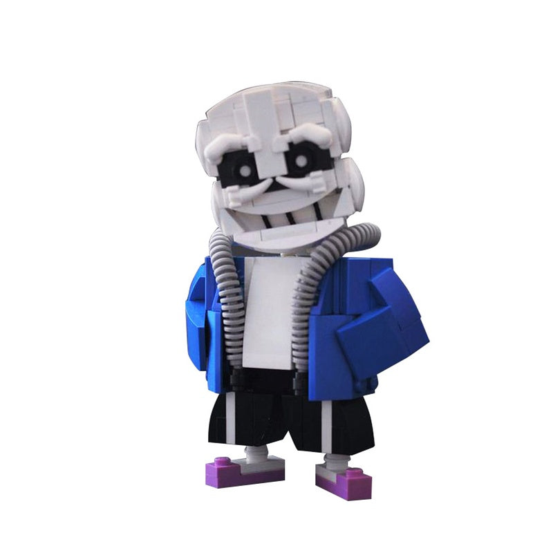 Pixel Skeleton Judge Hero Building Kit | LEGO-Compatible MOC - 2