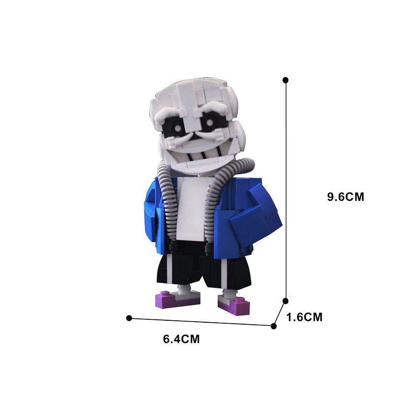 Pixel Skeleton Judge Hero Building Kit | LEGO-Compatible MOC - 3