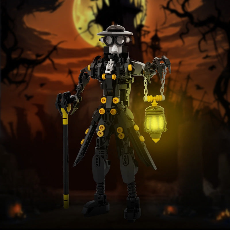 Plague Doctor Character MOC Building Kit | Historical Figure Model - 3