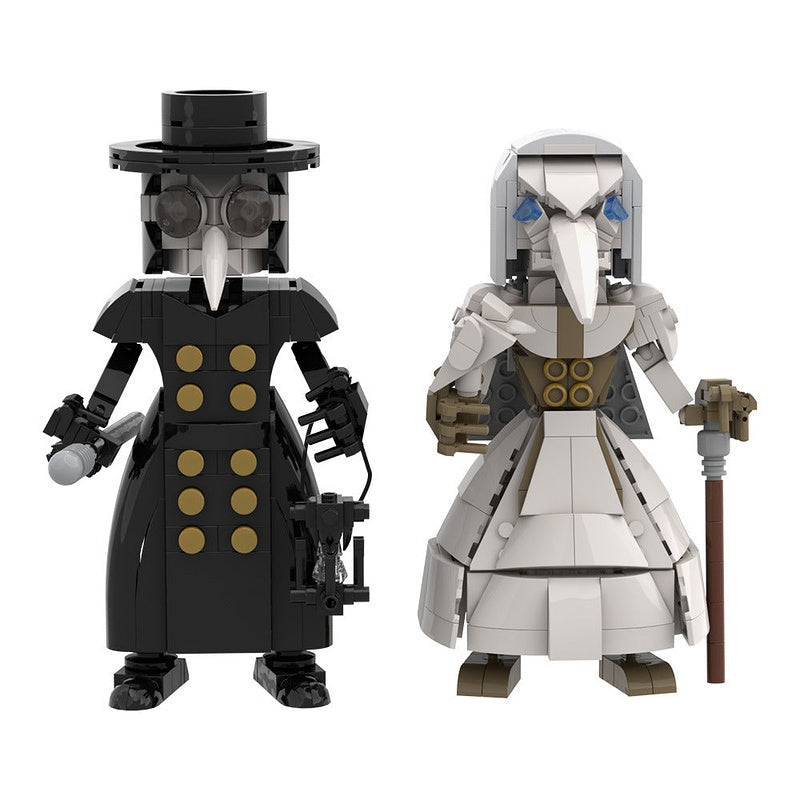Plague Doctor Character MOC Building Kit | Historical Figure Model - 7
