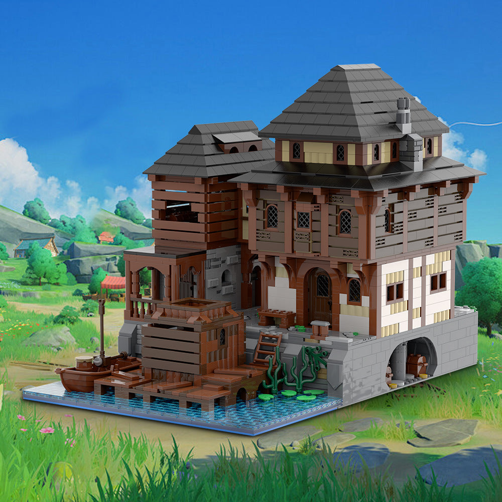 Port Tavern MOC Building Kit | LEGO-Compatible MOC - 3