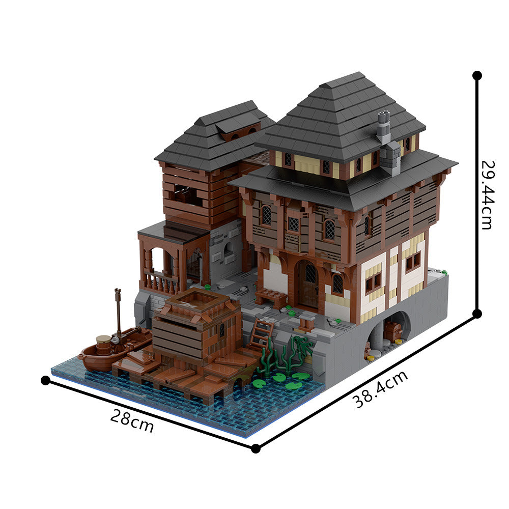 Port Tavern MOC Building Kit | LEGO-Compatible MOC - 5