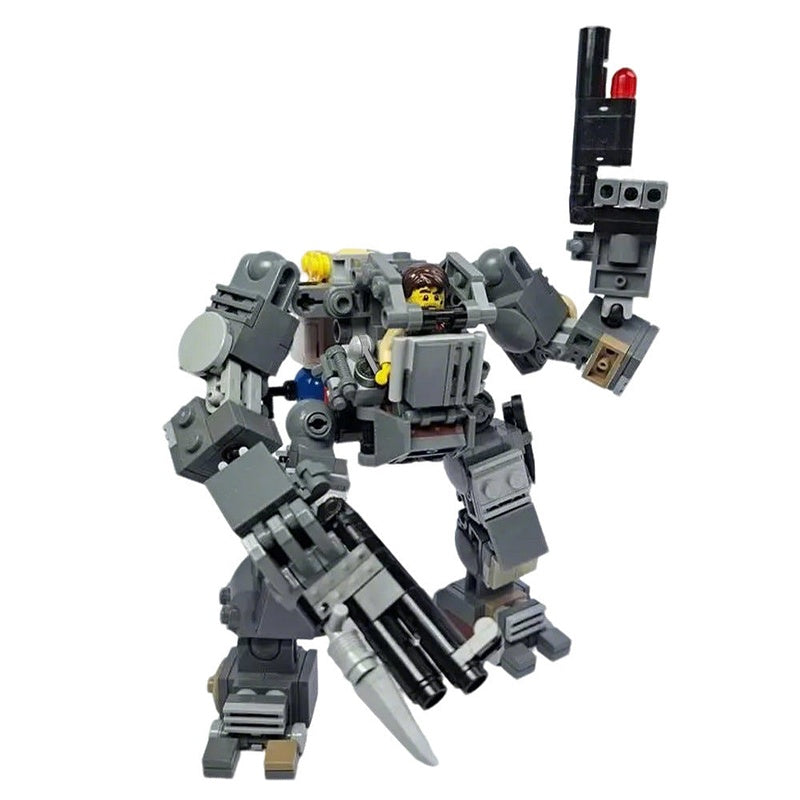 Post-apocalypse Survivor Mech MOC Building Kit | Robot Figure Model - 1