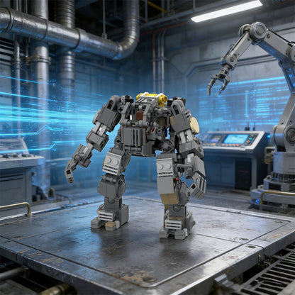 Post-apocalypse Survivor Mech MOC Building Kit | Robot Figure Model - 2