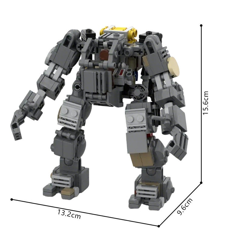 Post-apocalypse Survivor Mech MOC Building Kit | Robot Figure Model - 4