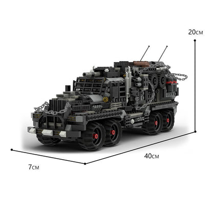 Post-Apocalyptic 8x8 Armored Truck Building Kit | LEGO-Compatible MOC - 4