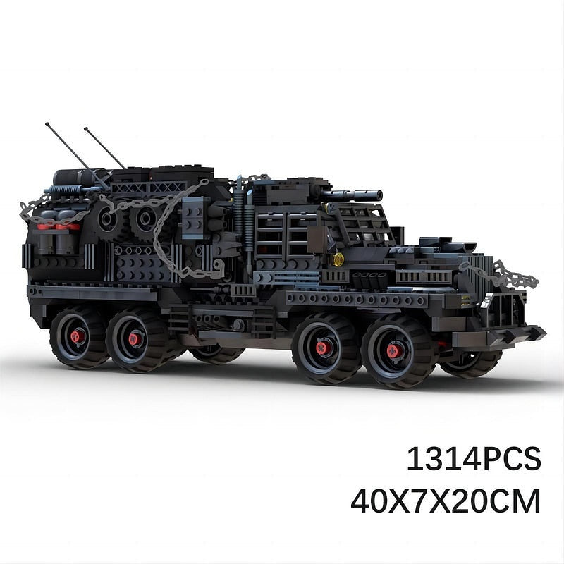 Post-Apocalyptic 8x8 Armored Truck MOC Building Kit - 6