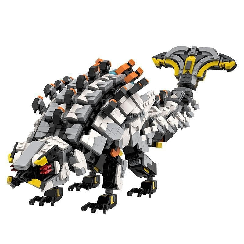 Post-Apocalyptic Armored Roller Beast MOC Building Kit - 1