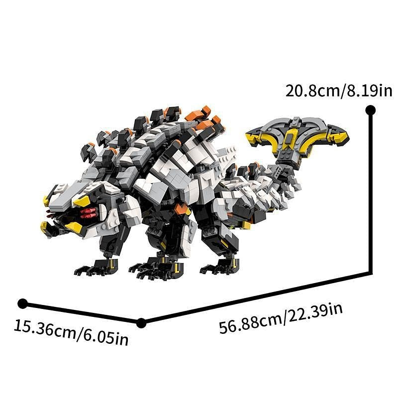 Post-Apocalyptic Armored Roller Beast MOC Building Kit - 5
