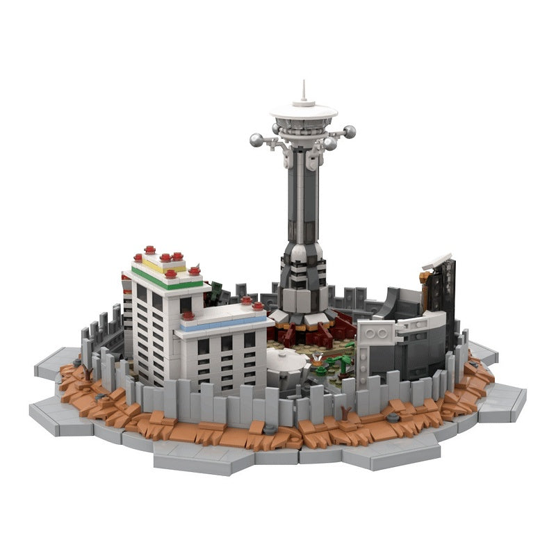 Post-Apocalyptic Casino Strip Skyline Building Kit | Compatible MOC - 5