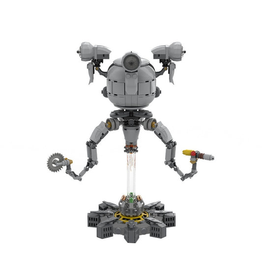 Post-Apocalyptic Floating Service Robot Building Kit | LEGO-Compatible MOC - 3