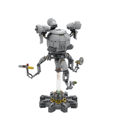 Post-Apocalyptic Floating Service Robot MOC Building Kit | Robot Model - 2