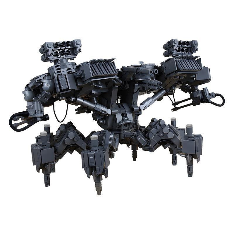Post-Apocalyptic Heavy Firepower Machine MOC Building Kit - 3