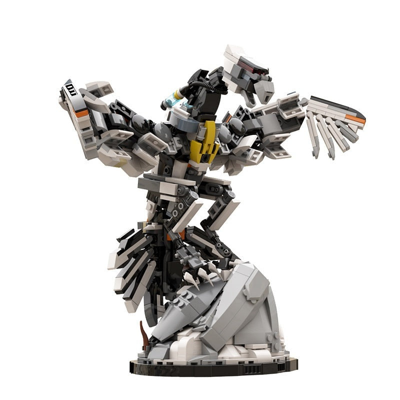 Post-Apocalyptic Mechanical Storm Bird MOC Mecha Building Kit - 1
