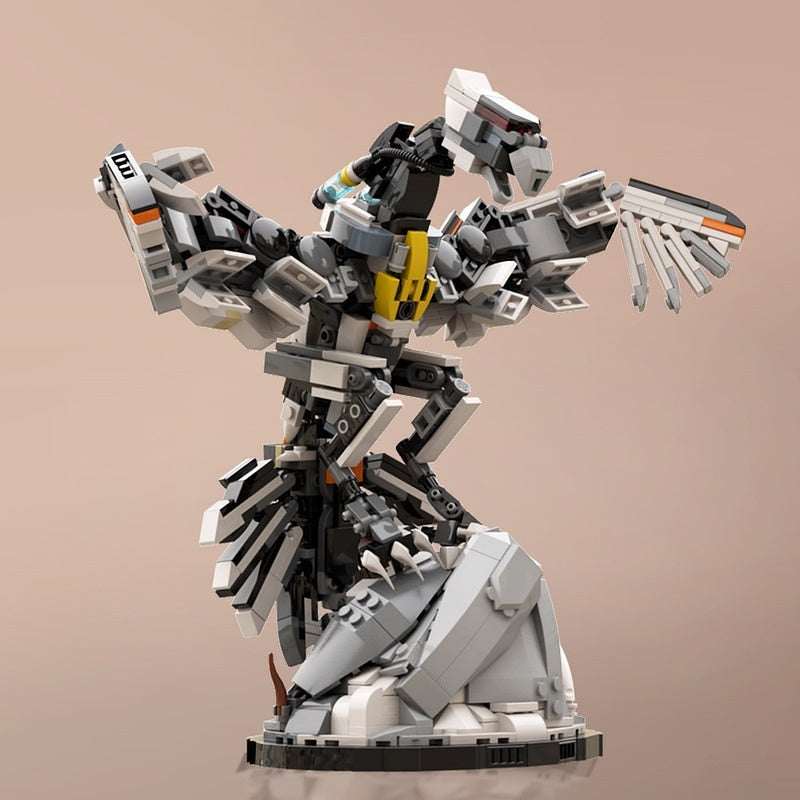 Post-Apocalyptic Mechanical Storm Bird MOC Mecha Building Kit - 2