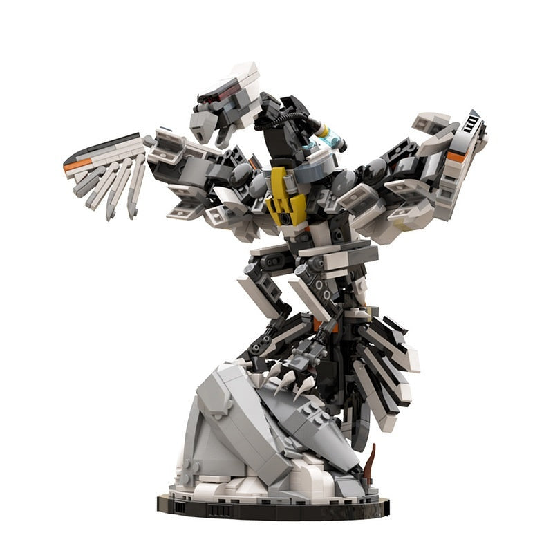 Post-Apocalyptic Mechanical Storm Bird MOC Mecha Building Kit - 4