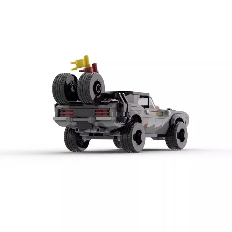 Post-Apocalyptic Muscle Car Building Kit | Wasteland LEGO-Compatible MOC - 4