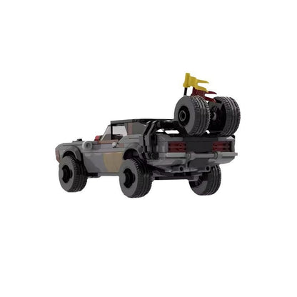 Post-Apocalyptic Muscle Car Building Kit | Wasteland LEGO-Compatible MOC - 5