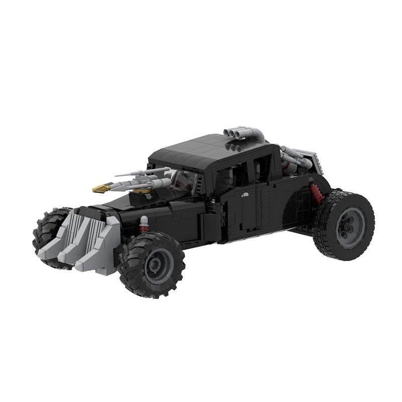 Post-Apocalyptic Off-Road Hot Rod MOC Building Kit - 5