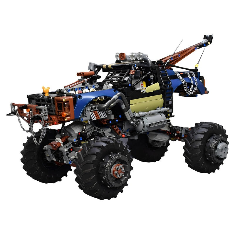 Post-Apocalyptic Off-Road Tow Truck MOC Building Kit - 1