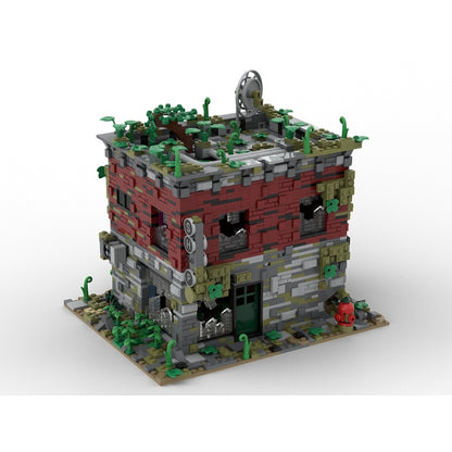 Post-Apocalyptic Overgrown Store MOC Building Kit - 1