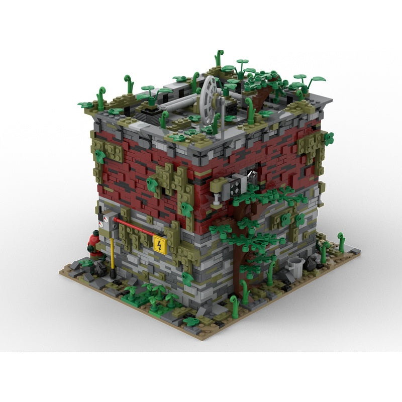 Post-Apocalyptic Overgrown Store MOC Building Kit - 3