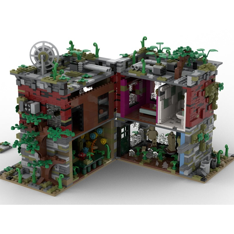 Post-Apocalyptic Overgrown Store MOC Building Kit - 5