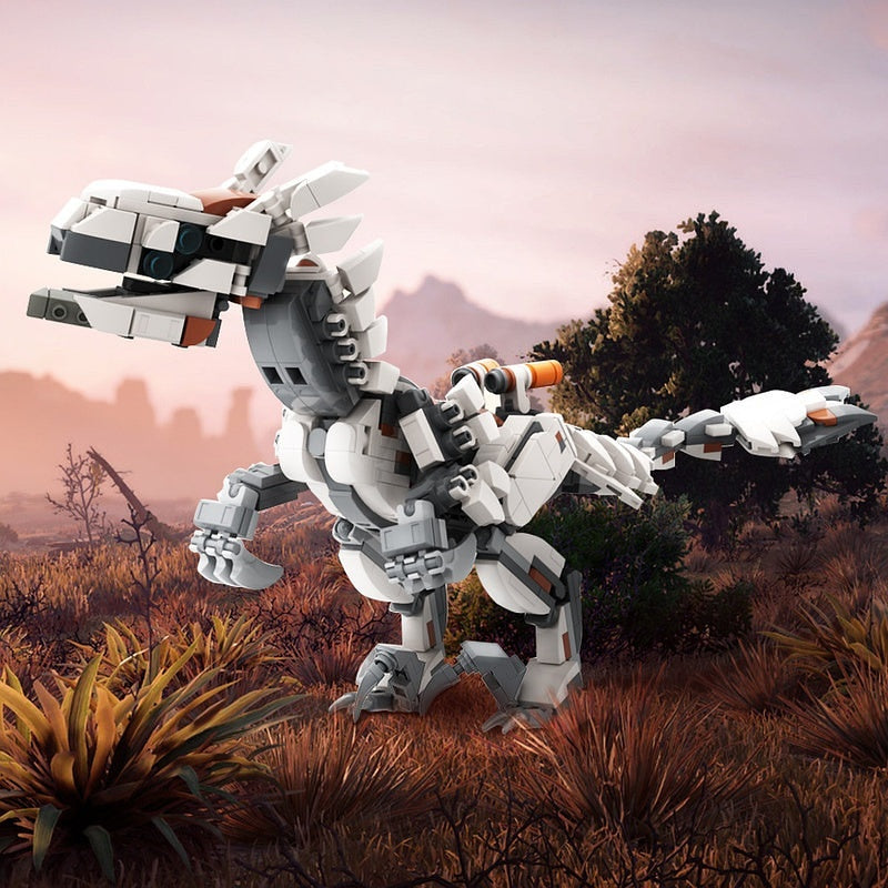 Post-Apocalyptic Raptor Mecha MOC Dinosaur Building Kit - 3