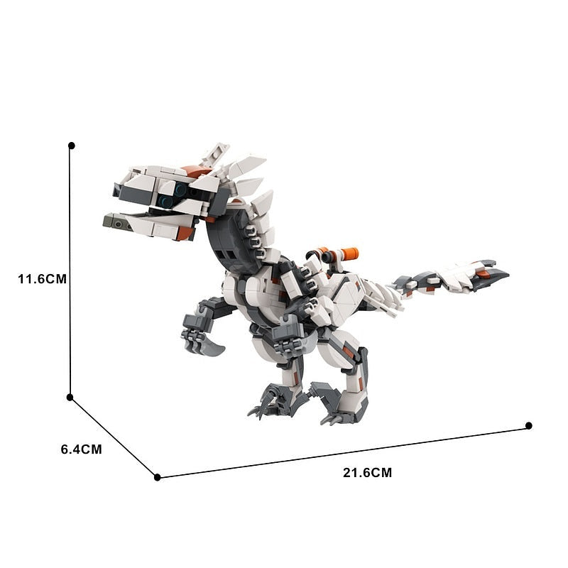 Post-Apocalyptic Raptor Mecha MOC Dinosaur Building Kit - 4